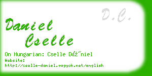 daniel cselle business card
